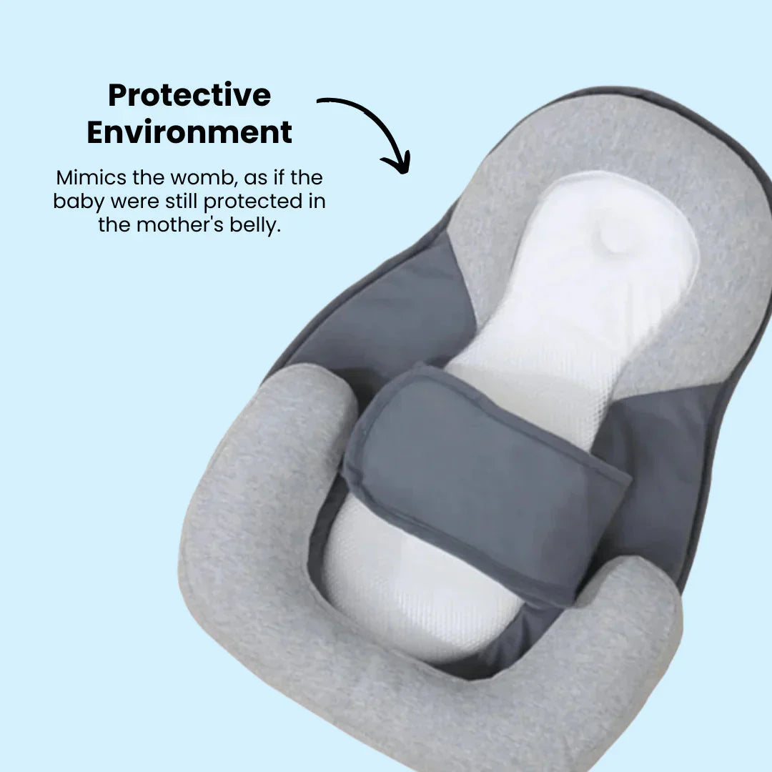Infant Pillow Anti-Spit Up Inclined Baby Nest Bed Head Cushion