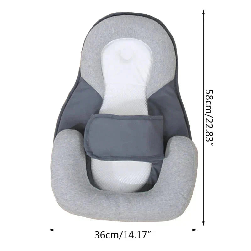 Infant Pillow Anti-Spit Up Inclined Baby Nest Bed Head Cushion