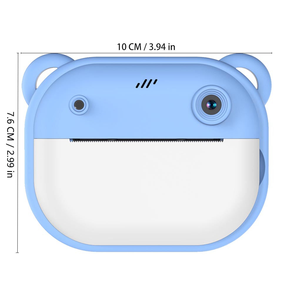 Instant Camera with Printer – Portable Inkless Thermal Photo Printer Compact