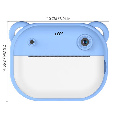Instant Camera with Printer – Portable Inkless Thermal Photo Printer Compact