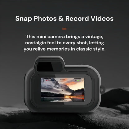 Instant Film Camera - Mini Vintage Camera for Nostalgic Photo Moments