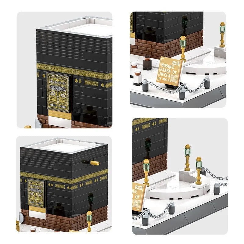 Kaaba Building Blocks Toy Set – Mecca Mosque Construction for Kids