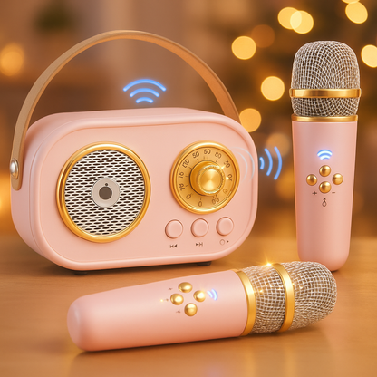 Karaoke Machine Bluetooth Speaker Set