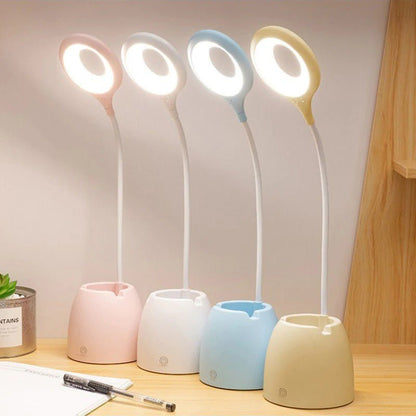 Children's Table Lamp with Phone Holder for Bedroom or Study Use