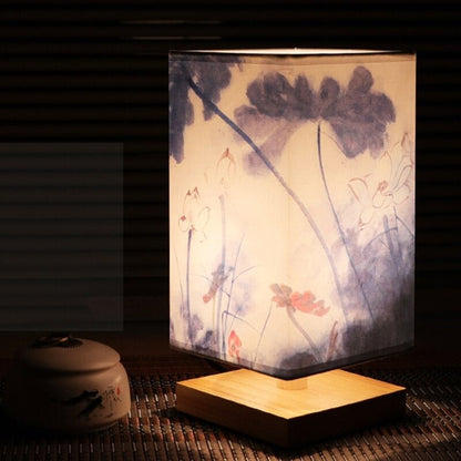 Japanese-Scandinavian Table Lamp for Home and Office - Stylish Design, Warm Light