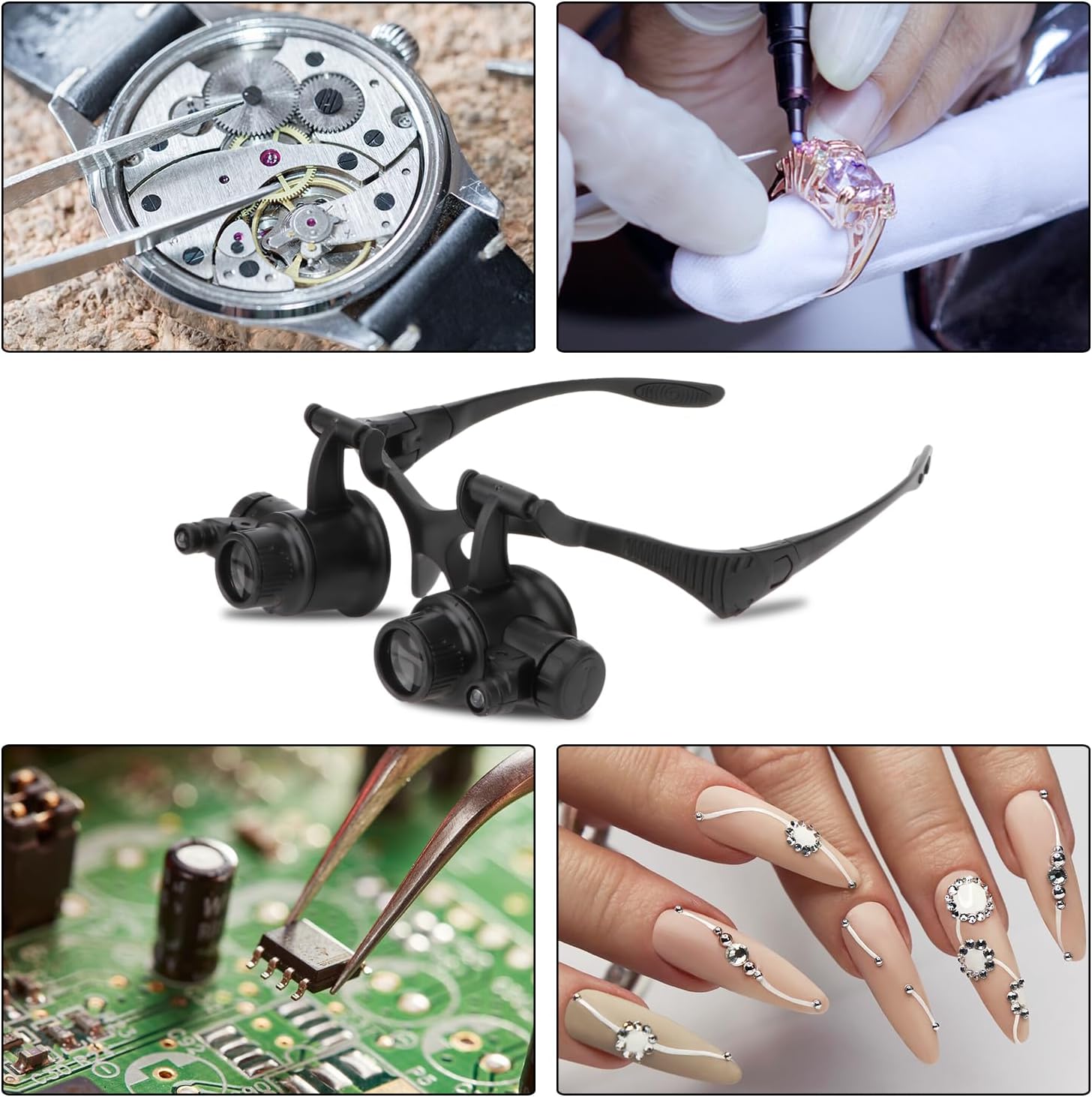 LED Magnifying Glasses – Adjustable Brightness, Lightweight, Ideal for Reading