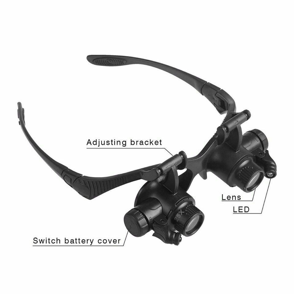 LED Magnifying Glasses – Adjustable Brightness, Lightweight, Ideal for Reading