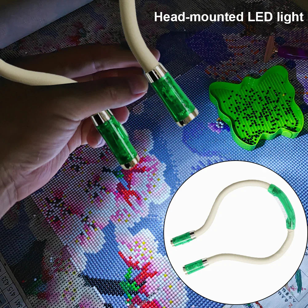 LED Neck Light for Knitting and Crocheting
