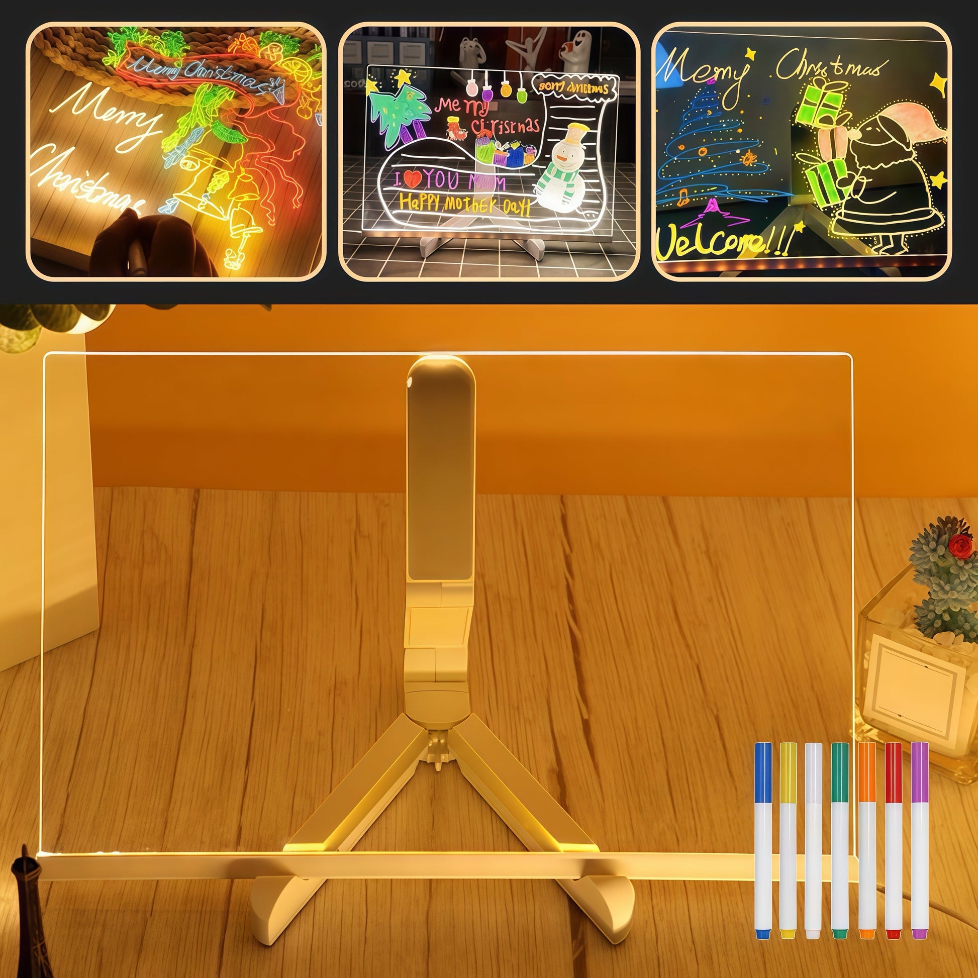 LED Writing Board - Light-Up Drawing Tablet for Kids & Creative Art