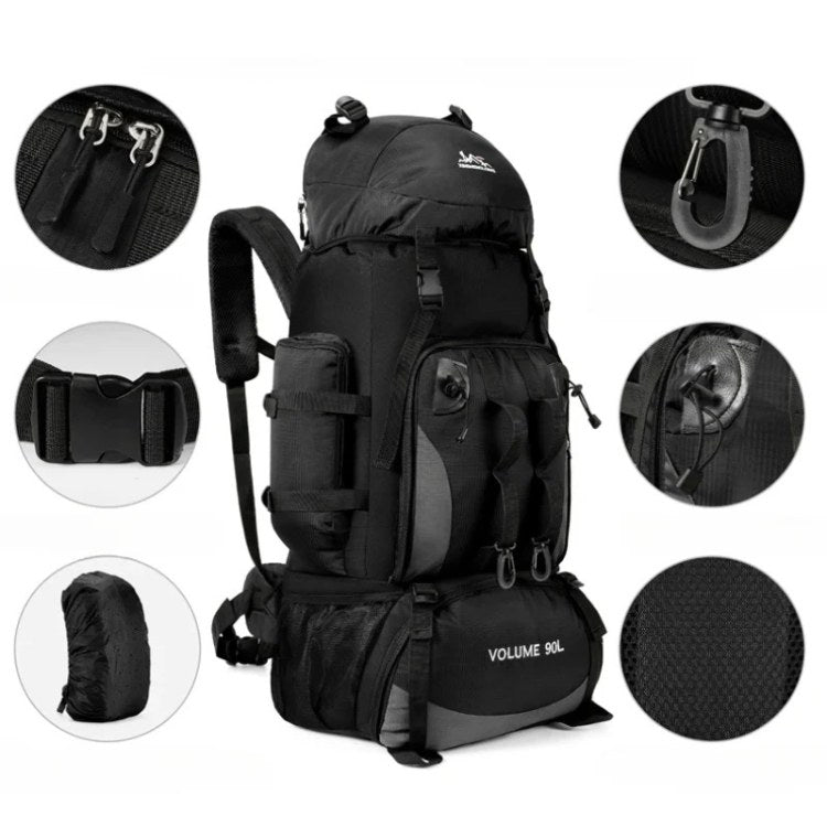 Hiking Backpack Waterproof 90L Camping Backpack