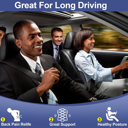 Lumbar Support Pillow Memory Foam Back Cushion for Car Office Wheelchair