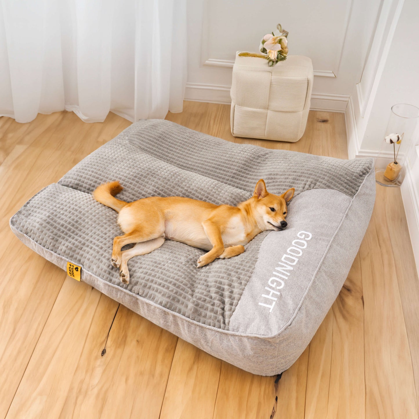 Orthopaedic Dog Bed with Headrest