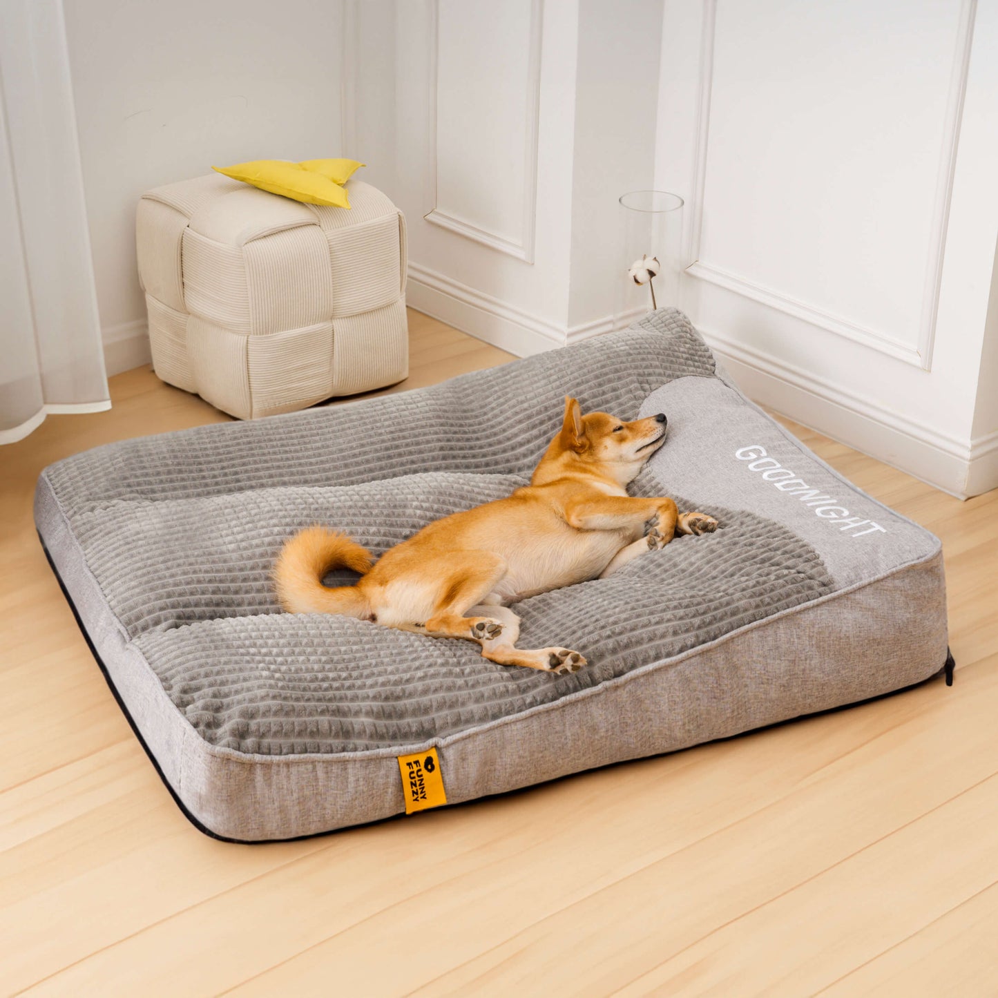 Orthopaedic Dog Bed with Headrest