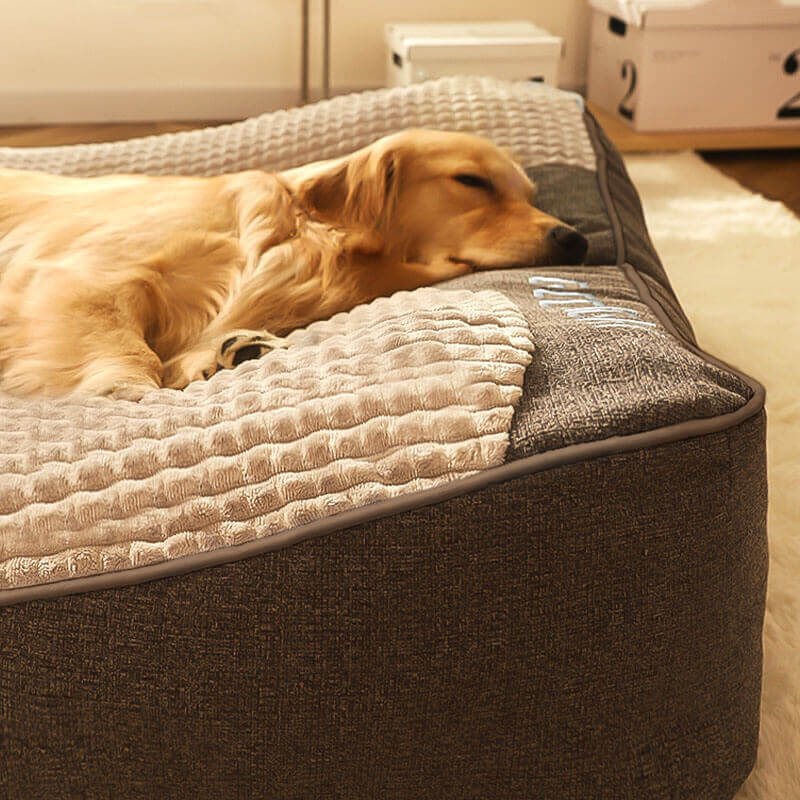 Orthopaedic Dog Bed with Headrest