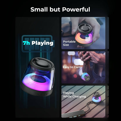 Magbeat Bluetooth Speaker with Multi-RGB Color Light, for Outdoor