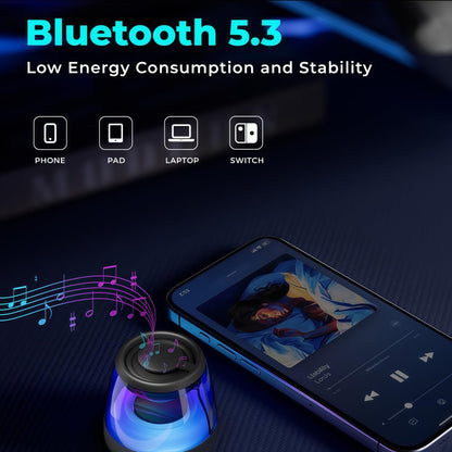 Magbeat Bluetooth Speaker with Multi-RGB Color Light, for Outdoor