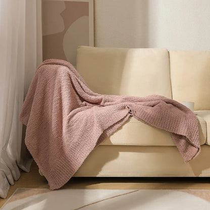 Plush Velvet Blanket for All-Season Comfort and Cozy Home Decor