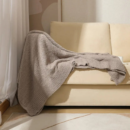 Plush Velvet Blanket for All-Season Comfort and Cozy Home Decor