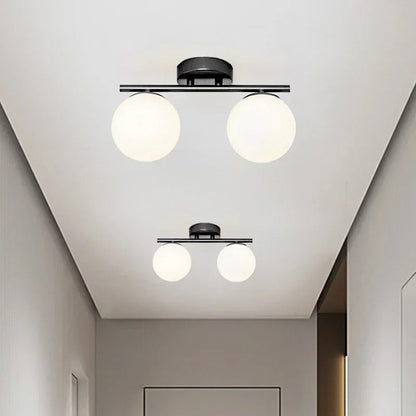 Elegant LED Glass Ceiling Light for Modern Home and Office Decor