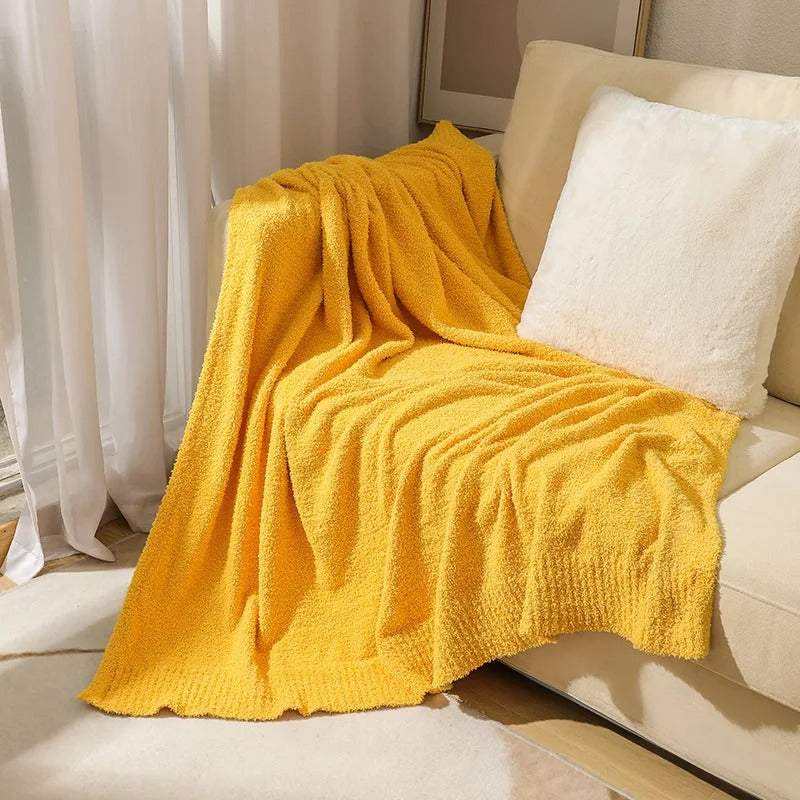 Plush Velvet Blanket for All-Season Comfort and Cozy Home Decor