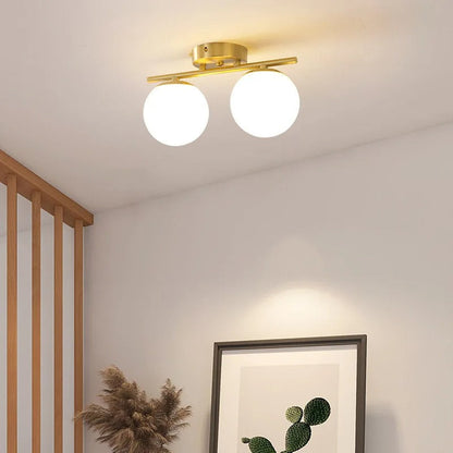 Elegant LED Glass Ceiling Light for Modern Home and Office Decor