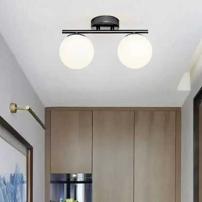 Elegant LED Glass Ceiling Light for Modern Home and Office Decor
