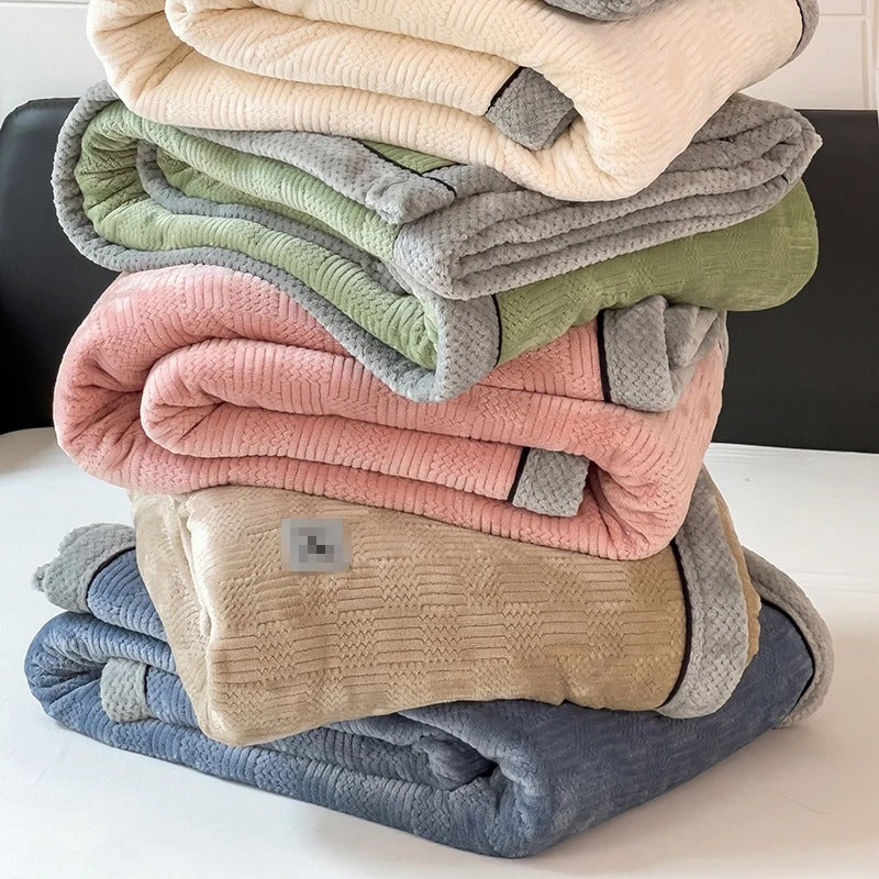 Fleece Blanket for Cold Days - Soft, Warm, Cozy Home & Office Use