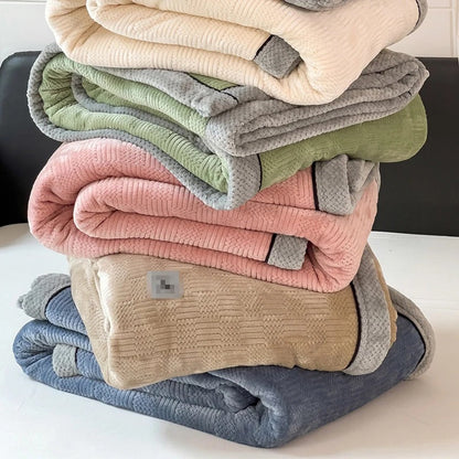 Fleece Blanket for Cold Days - Soft, Warm, Cozy Home & Office Use