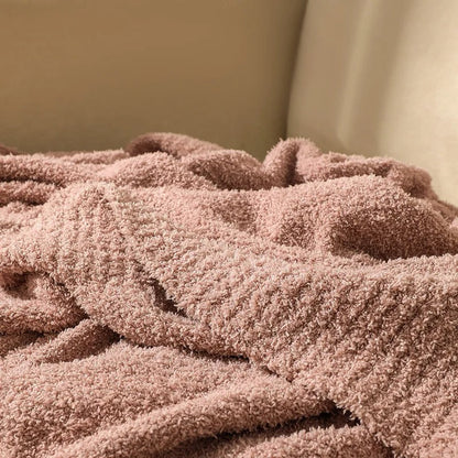 Plush Velvet Blanket for All-Season Comfort and Cozy Home Decor