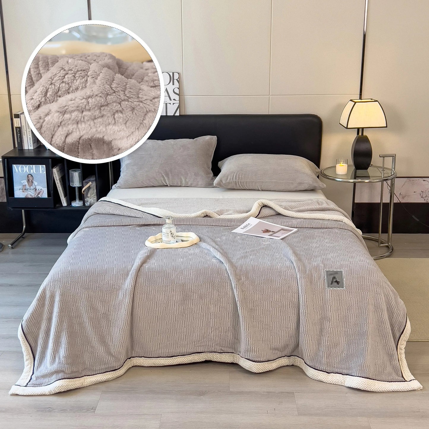 Fleece Blanket for Cold Days - Soft, Warm, Cozy Home & Office Use