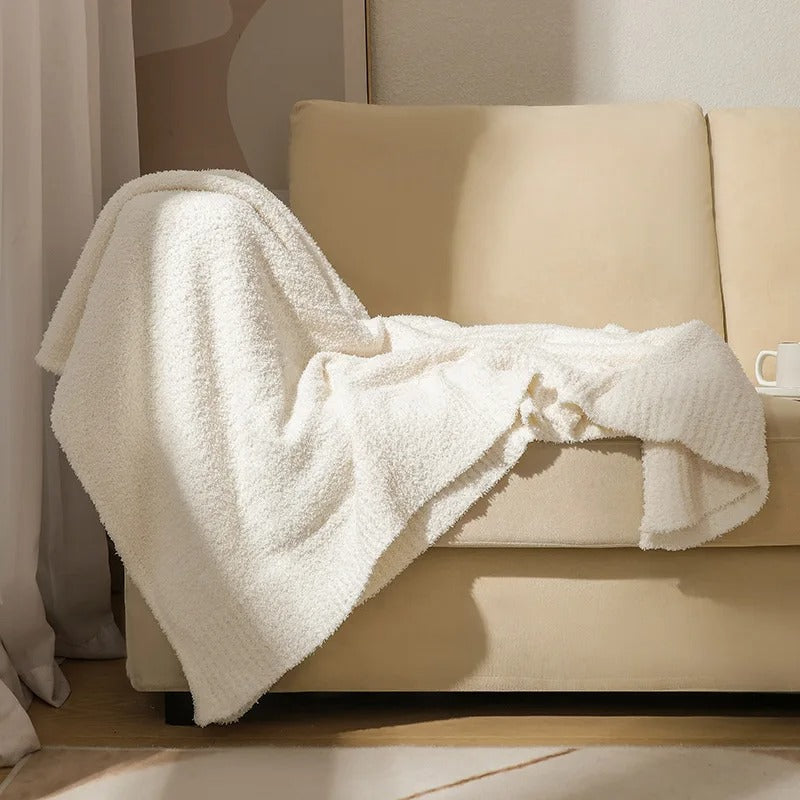 Plush Velvet Blanket for All-Season Comfort and Cozy Home Decor