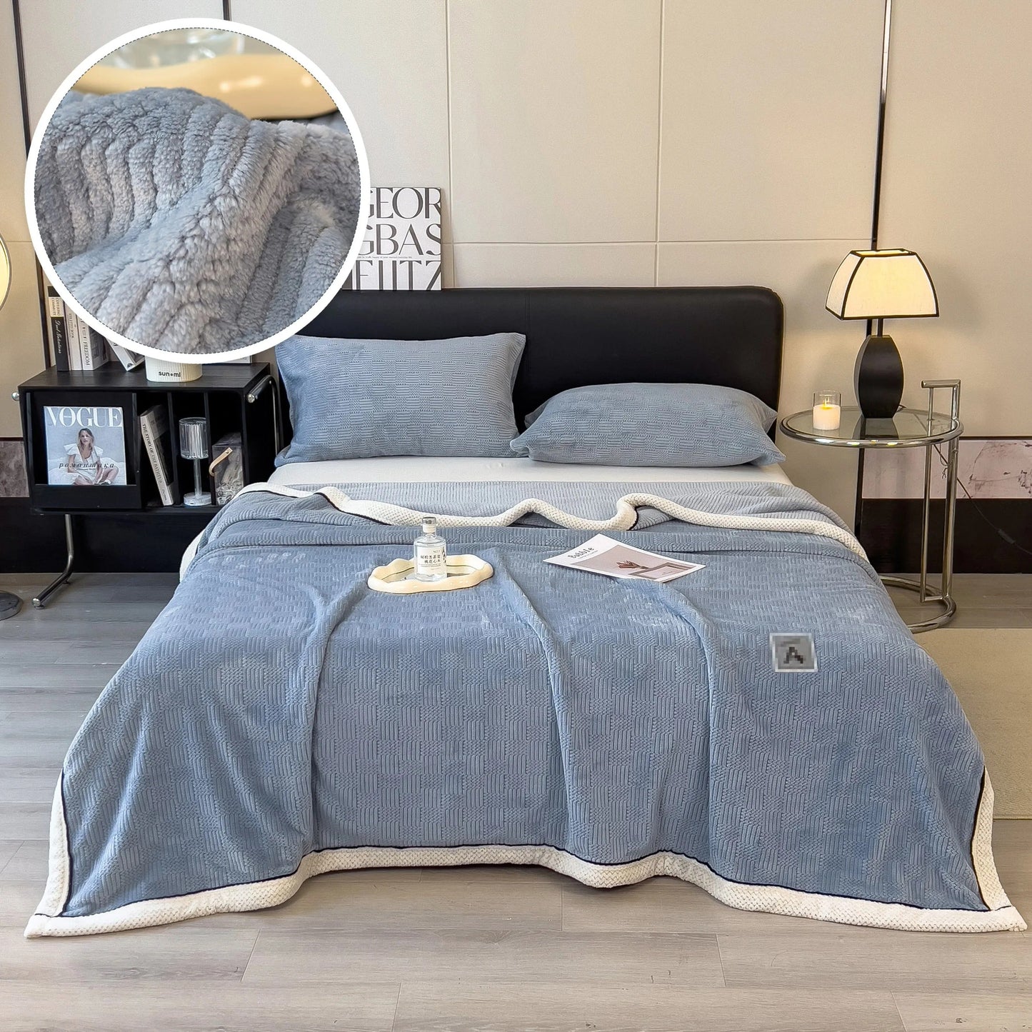 Fleece Blanket for Cold Days - Soft, Warm, Cozy Home & Office Use