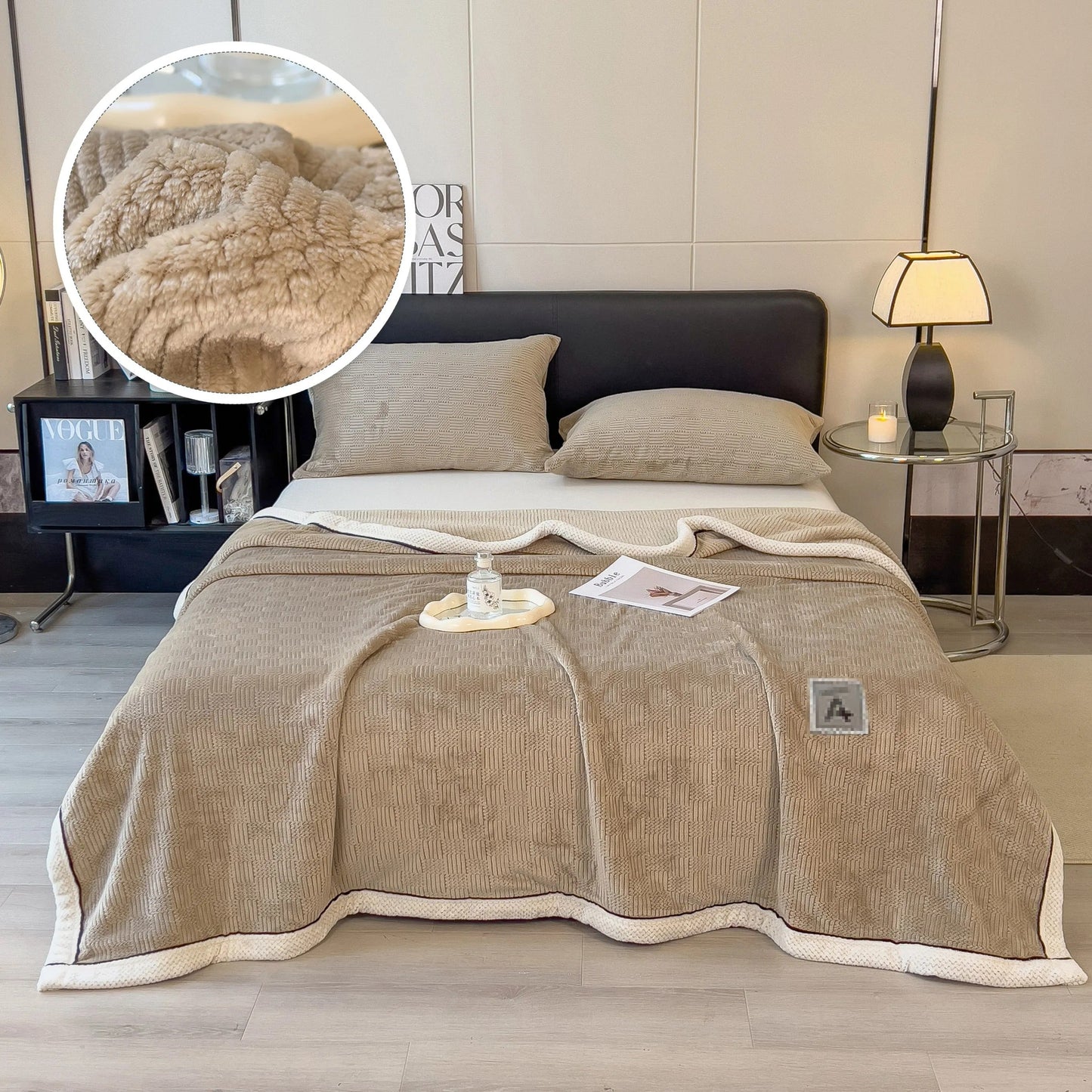 Fleece Blanket for Cold Days - Soft, Warm, Cozy Home & Office Use