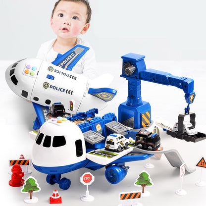 Airplane Vehicle Play Set Police Construction Fireman 3 Styles