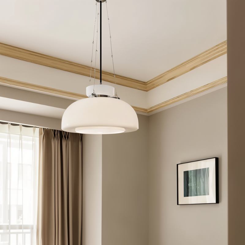 Pendant Light for Stylish Interiors | Modern Milky Glass Design for Home and Office