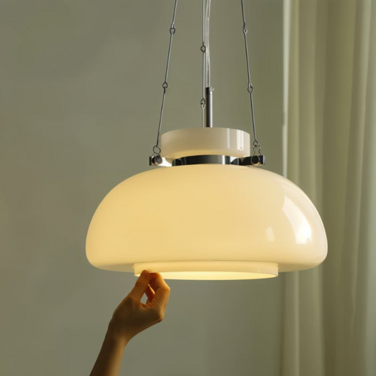 Pendant Light for Stylish Interiors | Modern Milky Glass Design for Home and Office