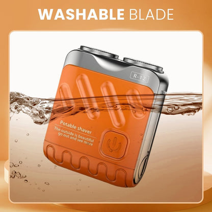 Mini Electric Shaver Double Head Rotary Rechargeable Razor