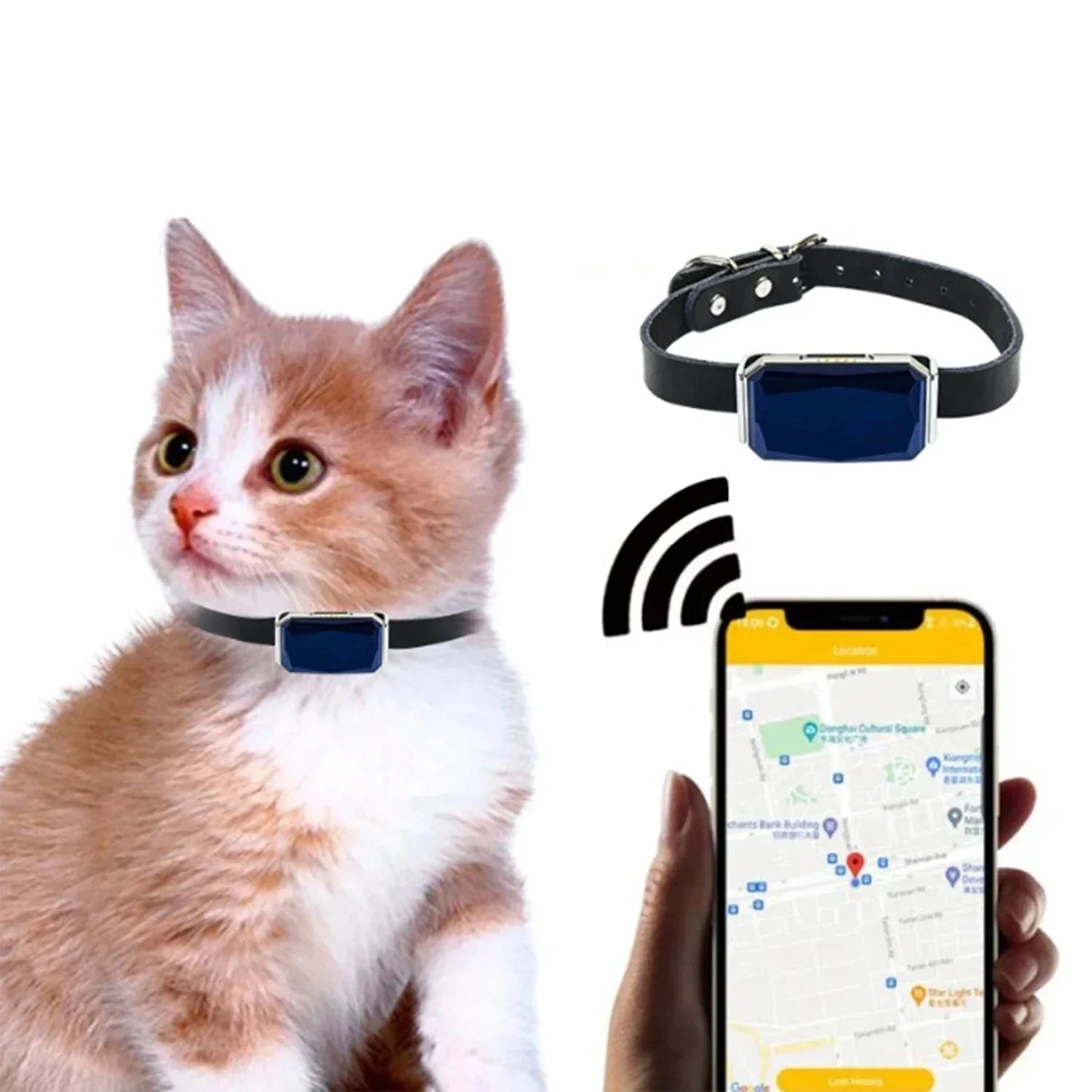 Mini GPS Tracker for cats - dogs