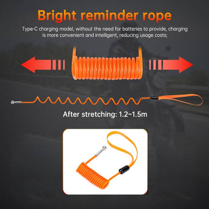 Motorcycle Disc Lock with Alarm System