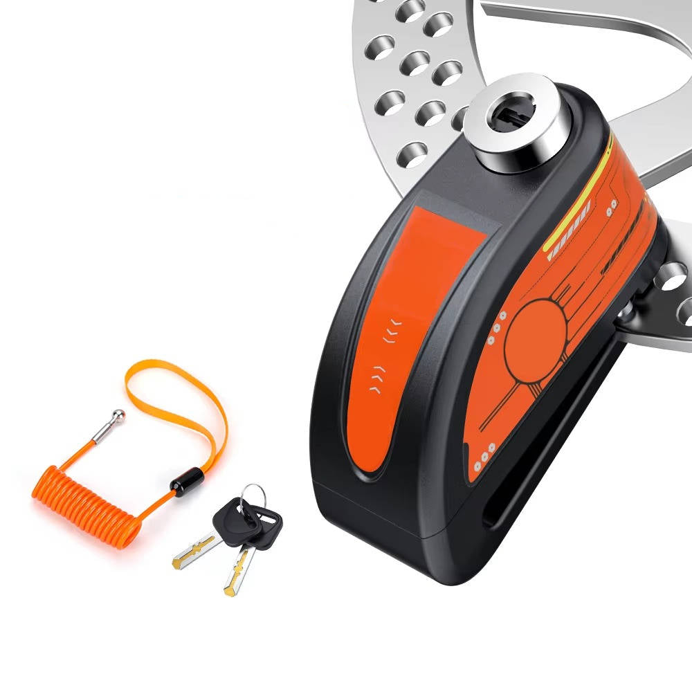 Motorcycle Disc Lock with Alarm System