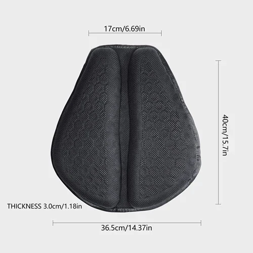 Motorcycle Gel Seat Pad for Long Distance Riding
