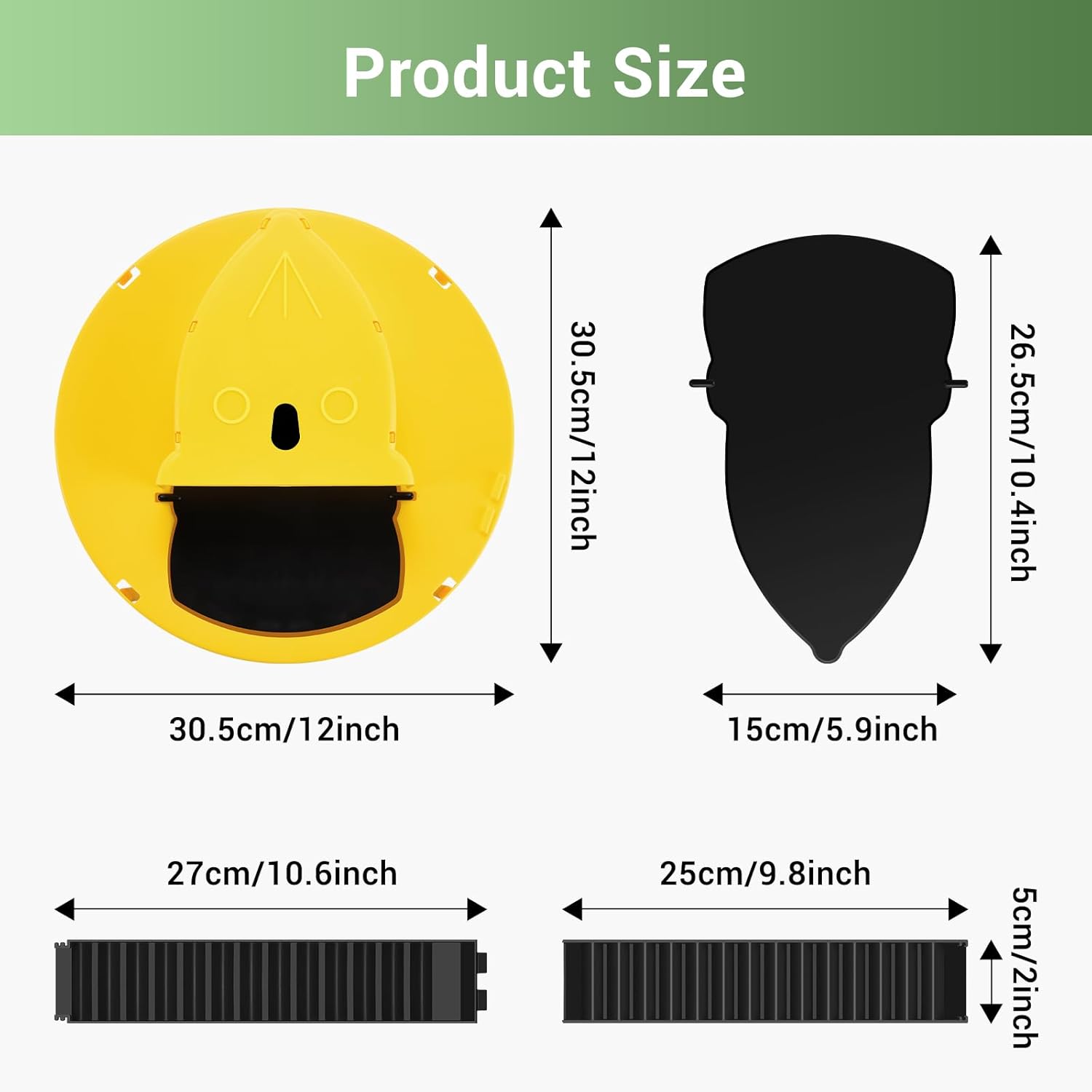 Mouse Rat Trap Bucket Flip Lid, Auto Reset Multi Catch Bucket Mice Trap 3 packs