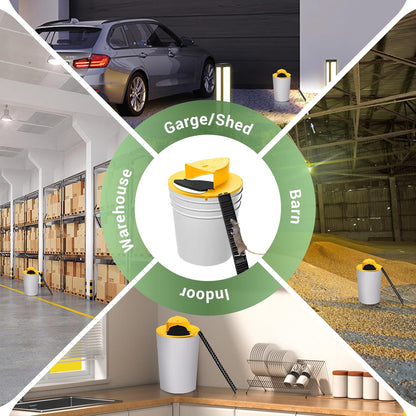 Mouse Rat Trap Bucket Flip Lid, Auto Reset Multi Catch Bucket Mice Trap 3 packs