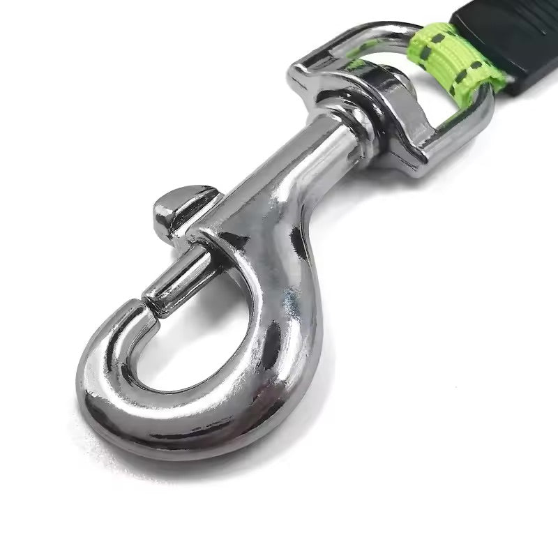 Multifunctional Double Dog Lead with LED Torch