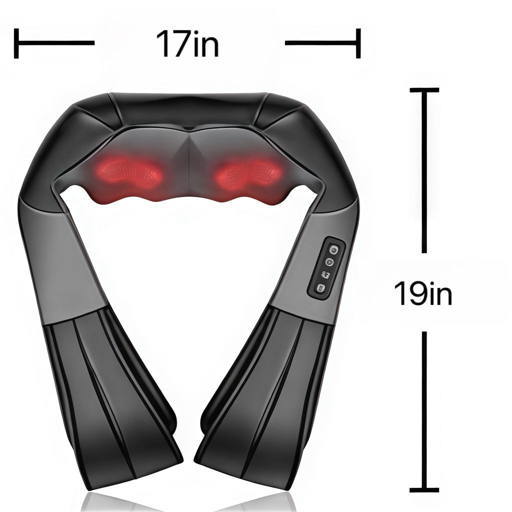 Neck Shoulder Back Massager – Heated Relaxation Pain Relief Device