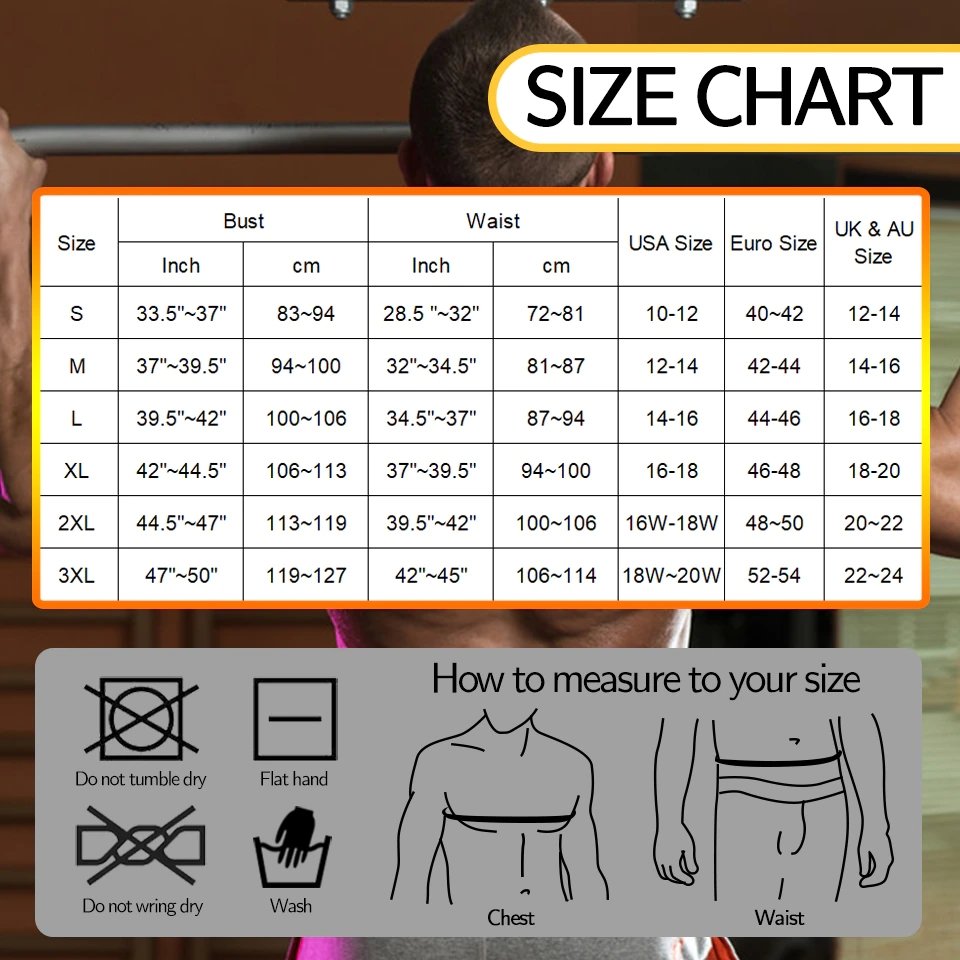 Neoprene Sauna Vest Men