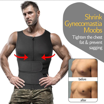 Neoprene Sauna Vest Men