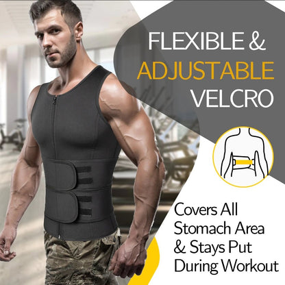 Neoprene Sauna Vest Men