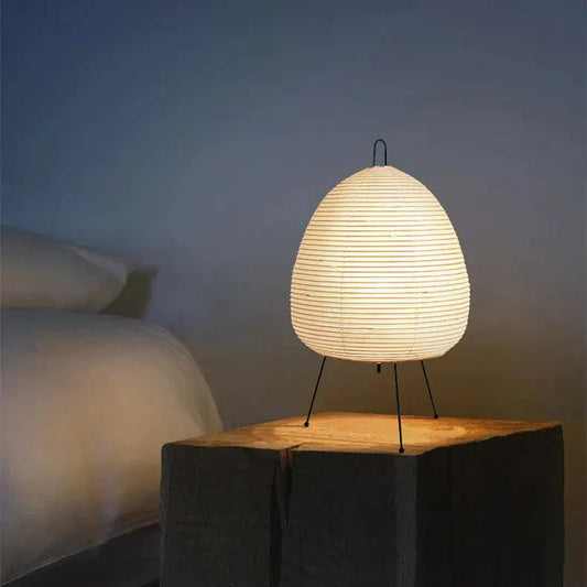 Rice Paper Floor Lamp for Cozy Home Lighting and Japanese Style Decor