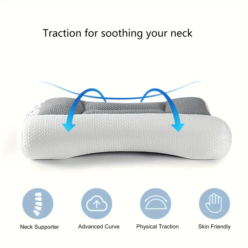 Orthopedic Neck Pillow – Memory Foam Support for Sleep Comfort and Pain Relief